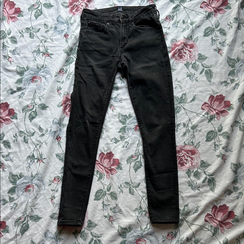 Gap “Curvy True Skinny” High Waisted Skinny Jeans, 26